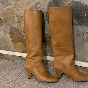 Beyond Skin Roxie B Camel Faux Leather Vegan Boots
